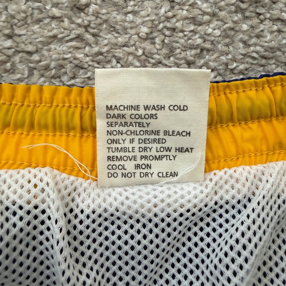 Chaps Ralph Lauren Navy Swim Trunks XL Mesh Lined Beach Shorts - Picture 6 of 12